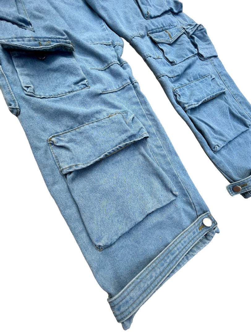 TRILL Cargo Denim Jeans