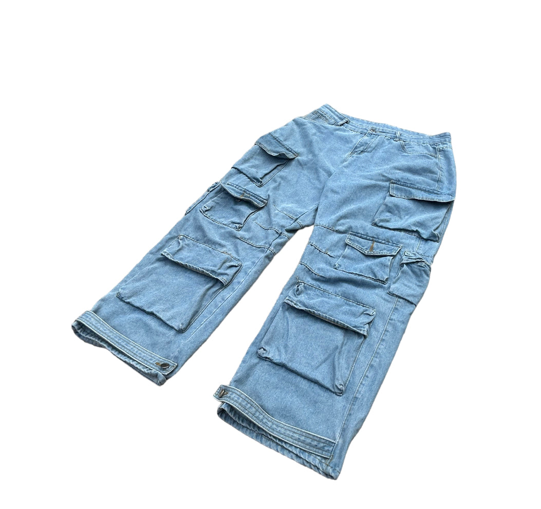 TRILL Cargo Denim Jeans